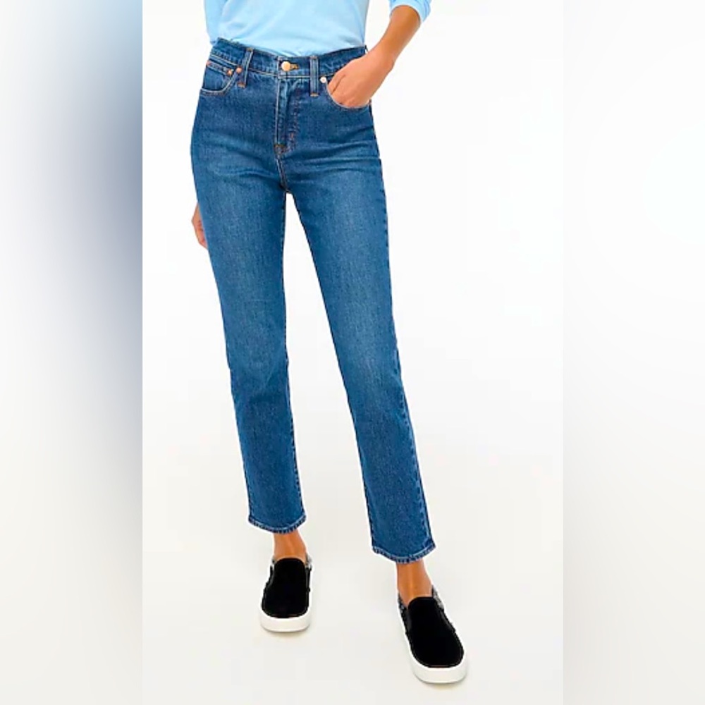NWT J Crew Essential Straight Jean in All-Day Stretch Size 25 New with Tags